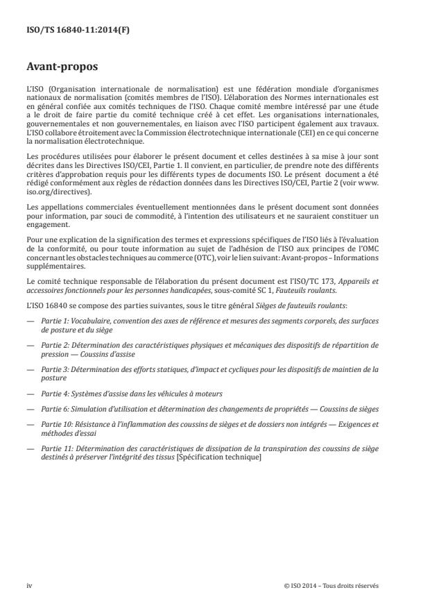 ISO/TS 16840-11:2014 ISO/TS 16840-11:2014 - Sieges de fauteuils roulants - Page 4 preview