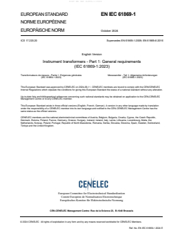 EN IEC 61869-1:2024 - BARVE - Page 3 preview