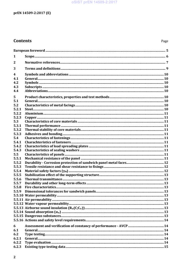 FprEN 14509-2 prEN 14509-2:2017 - BARVE - Page 4 preview