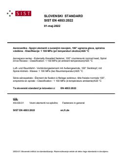 EN 4853:2022 - Page 1 preview