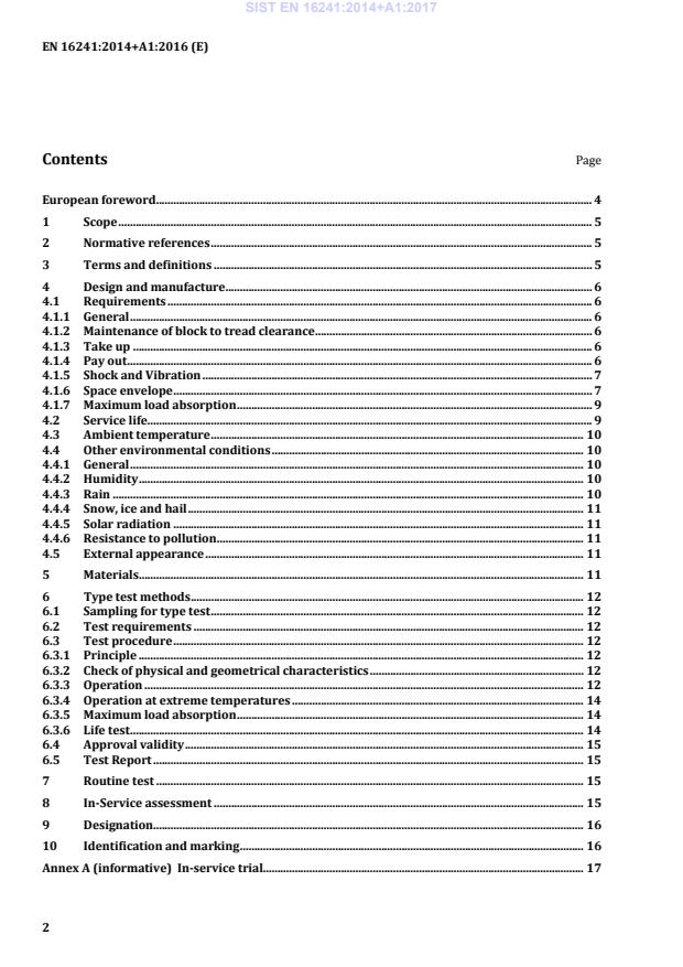 EN 16241:2014+A1:2016 EN 16241:2014+A1:2017 - Page 4 preview