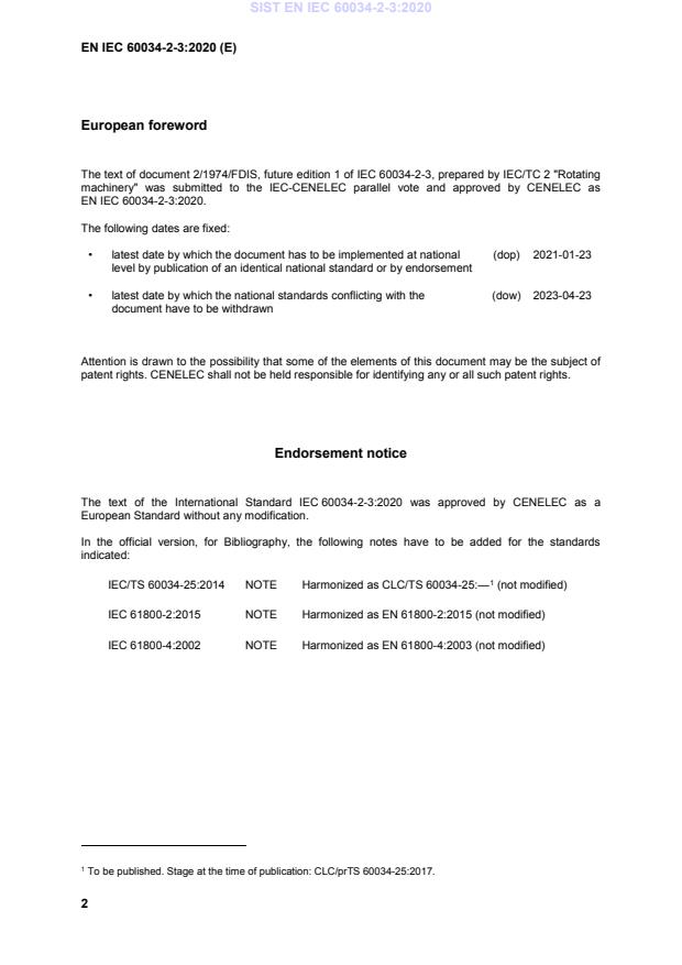 SIST EN IEC 60034-2-3:2020 SIST EN IEC 60034-2-3:2020 - BARVE - Page 4 preview