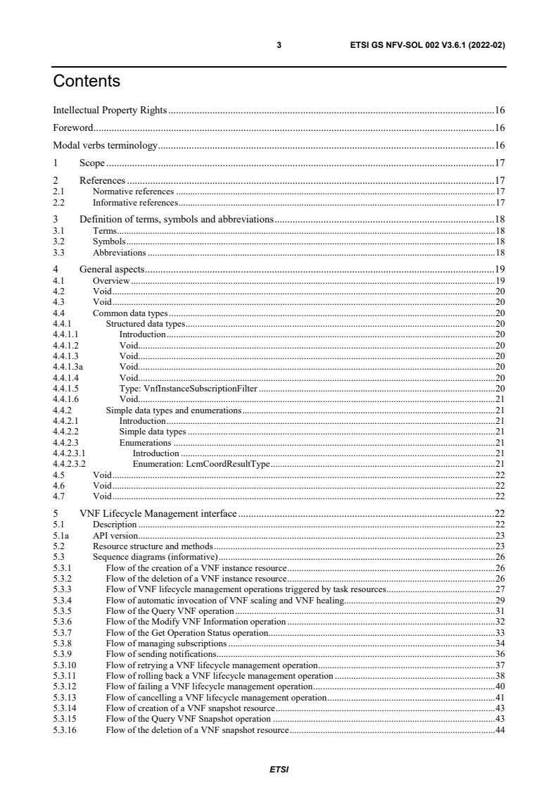 ETSI GS NFV-SOL 002 V3.6.1 (2022-02) - Network Functions Virtualisation (NFV) Release 3; Protocols and Data Models; RESTful protocols specification for the Ve-Vnfm Reference Point
