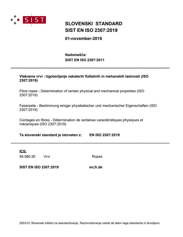 SIST EN ISO 2307:2019 - BARVE na PDF-str 19