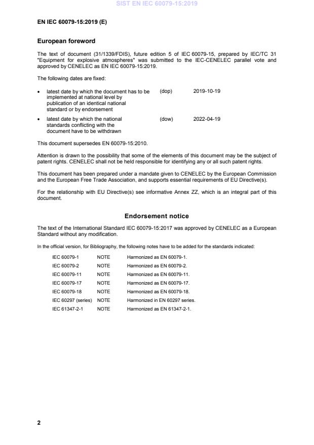 EN IEC 60079-15:2019 EN IEC 60079-15:2019 - Page 4 preview