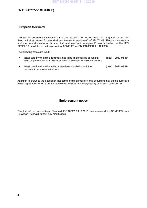 EN IEC 60297-3-110:2018 EN IEC 60297-3-110:2019 - BARVE - Page 4 preview