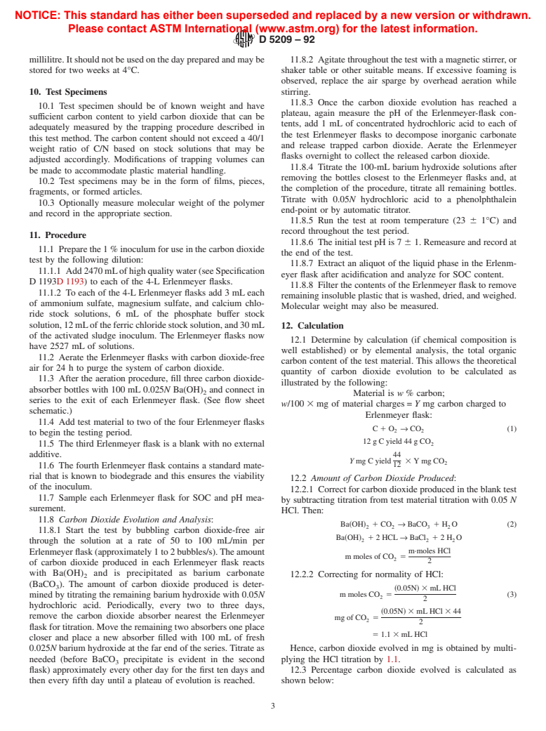 Astm D Standard Test Method For Determining The Aerobic Biodegradation Of Plastic Materials