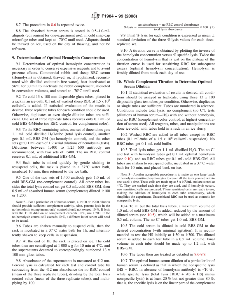 ASTM F1984-99(2008) - Standard Practice for Testing for Whole Complement Activation in Serum by Solid Materials