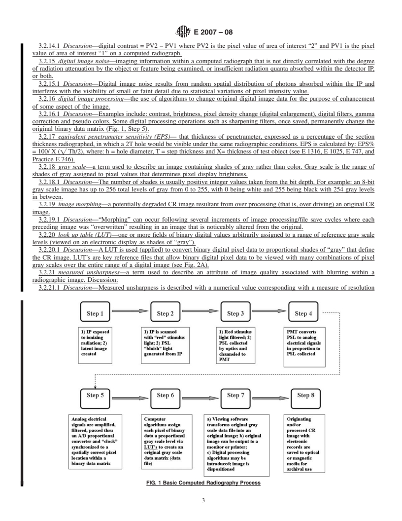 REDLINE ASTM E2007-08 - Standard Guide for Computed Radiography