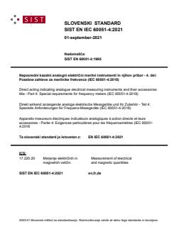 EN IEC 60051-4:2021 - Page 1 preview
