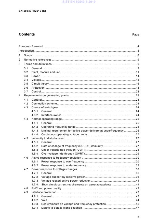 EN 50549-1:2019 EN 50549-1:2019 - BARVE - Page 4 preview