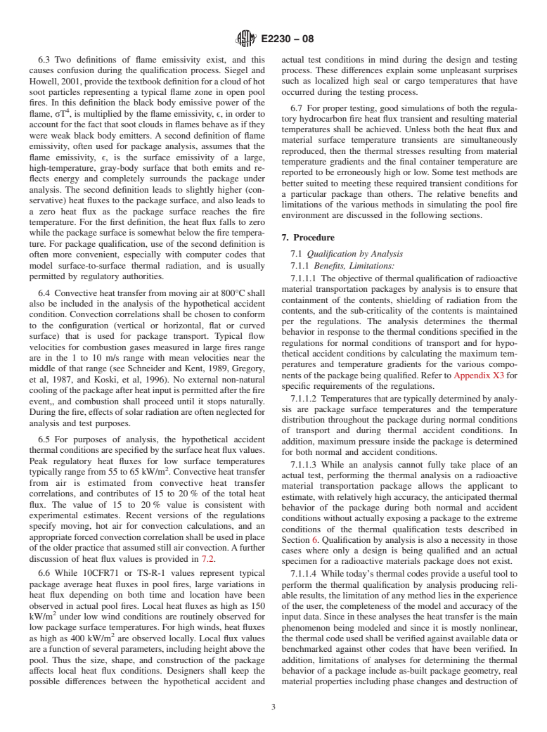 ASTM E2230-08 - Standard Practice for Thermal Qualification of Type B Packages for Radioactive Material