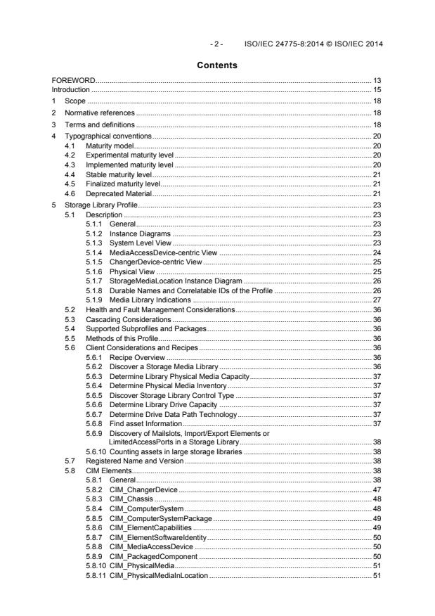 ISO/IEC 24775-8:2014 ISO/IEC 24775-8:2014 - Information technology -- Storage management - Page 4 preview