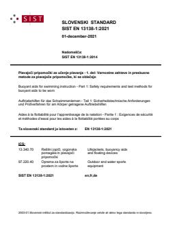 SIST EN 13138-1:2021 SIST EN 13138-1:2021 - BARVE - Page 1 preview