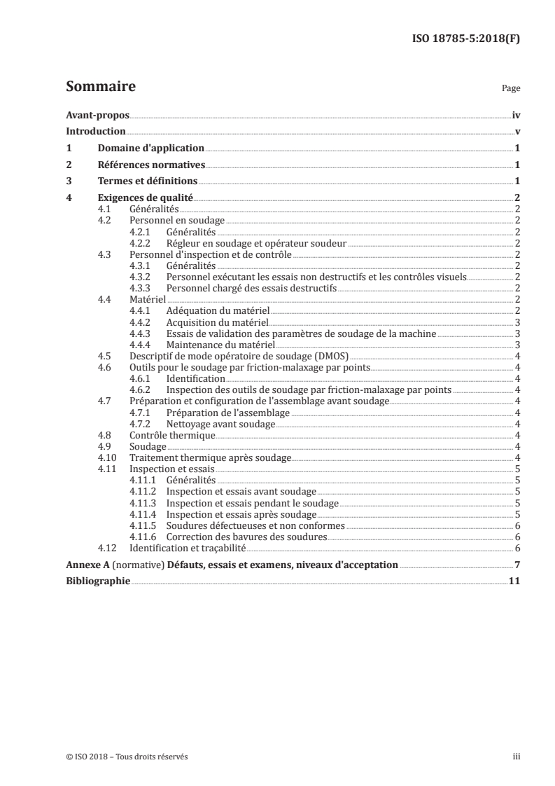 ISO 18785-5:2018 - Soudage par friction-malaxage par points — Aluminium — Partie 5: Exigences de qualité et de contrôle
Released:11/27/2018