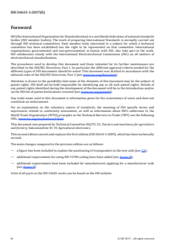 ISO 24631-1:2017 ISO 24631-1:2017 - Radiofrequency identification of animals — Part 1: Evaluation of conformance of RFID transponders with ISO 11784 and ISO 11785 (including granting and use of a manufacturer code)
Released:9/15/2017 - Page 4 preview