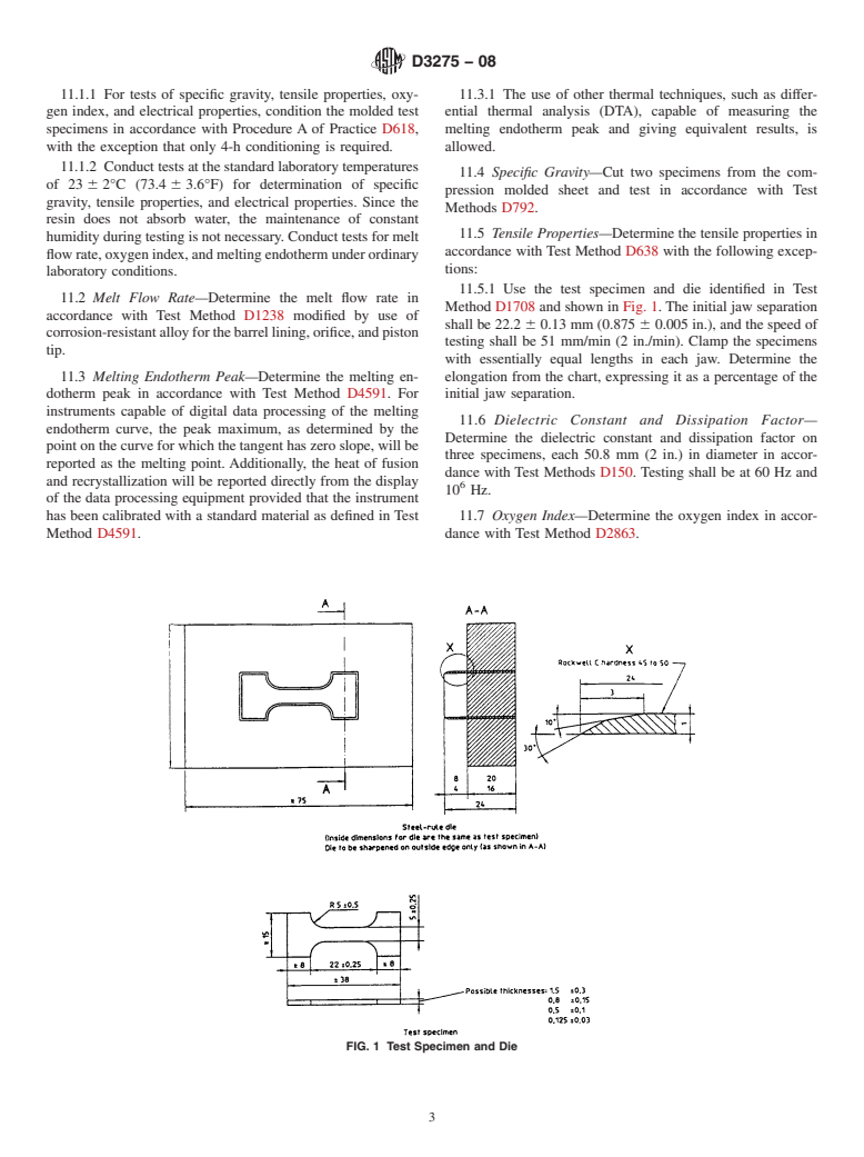 ASTM D3275-08 - Standard Classification System for E-CTFE-Fluoroplastic Molding, Extrusion, and Coating Materials