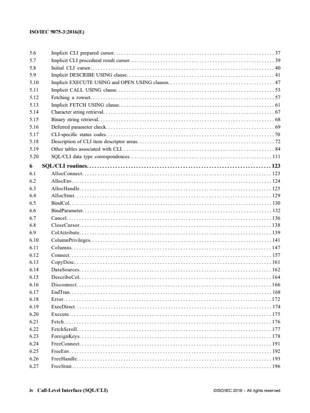 ISO/IEC 9075-3:2016 ISO/IEC 9075-3:2016 - Information technology -- Database languages -- SQL - Page 4 preview