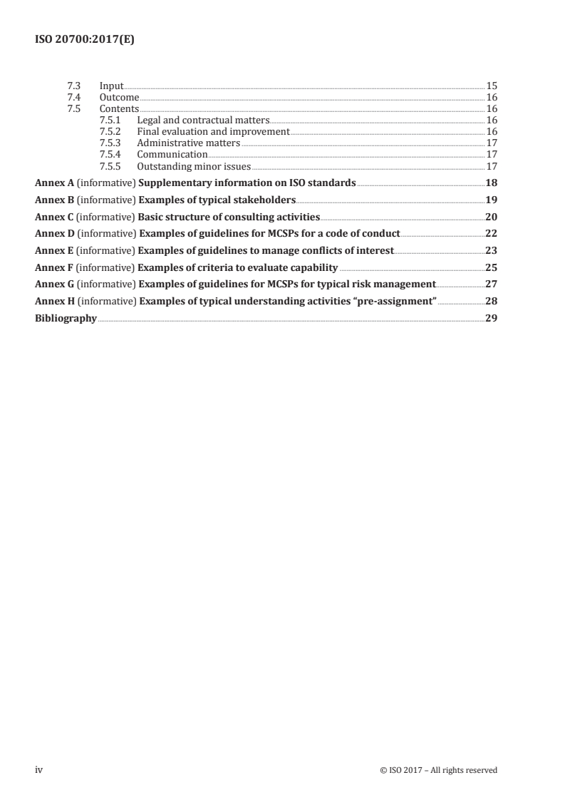 ISO 20700:2017 ISO 20700:2017 - Guidelines for management consultancy services
Released:5/24/2017 - Page 4 preview