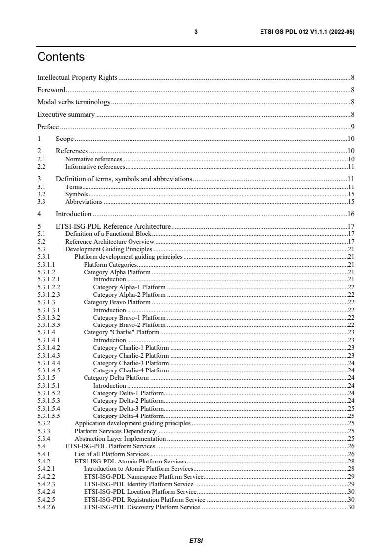 ETSI GS PDL 012 V1.1.1 (2022-05) - Permissioned Distributed ledger (PDL); Reference Architecture