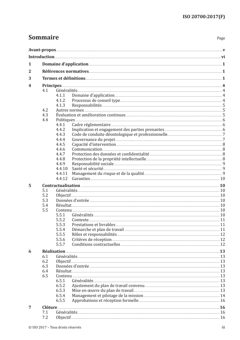 ISO 20700:2017 - Lignes directrices relatives aux services de conseil en management
Released:8/17/2017