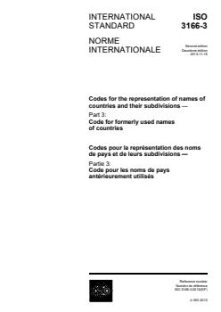 ISO 3166-3:2013 - Page 1 preview