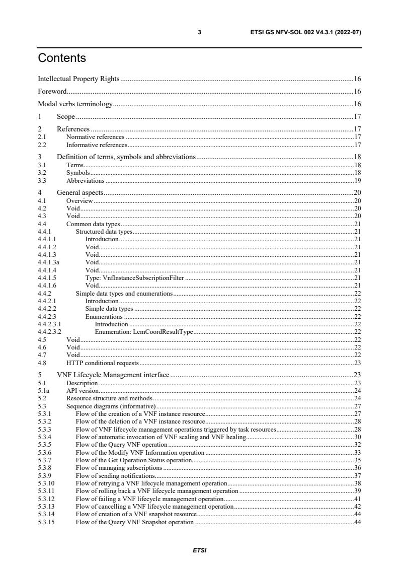 ETSI GS NFV-SOL 002 V4.3.1 (2022-07) - Network Functions Virtualisation (NFV) Release 4; Protocols and Data Models; RESTful protocols specification for the Ve-Vnfm Reference Point