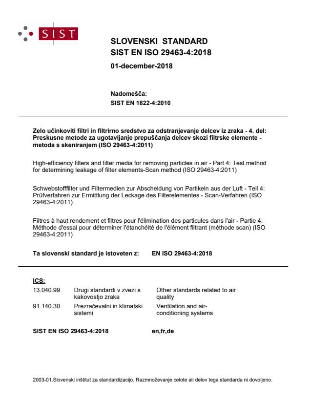 SIST EN ISO 29463-4:2018