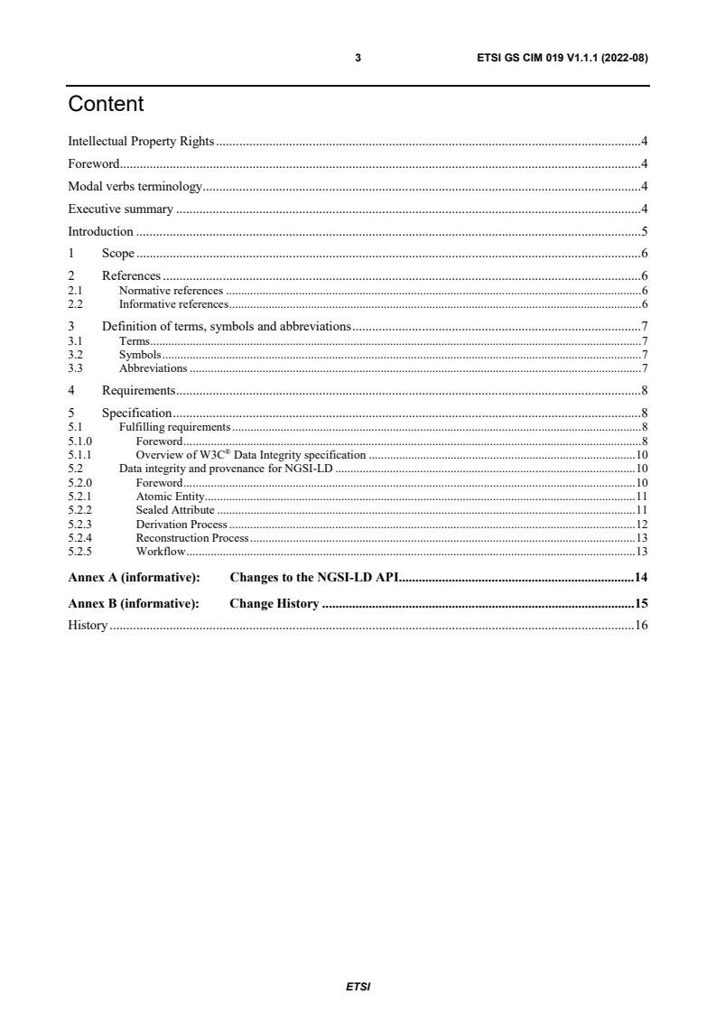 ETSI GS CIM 019 V1.1.1 (2022-08) - cross-cutting Context Information Management (CIM); handling of provenance information in NGSI-LD