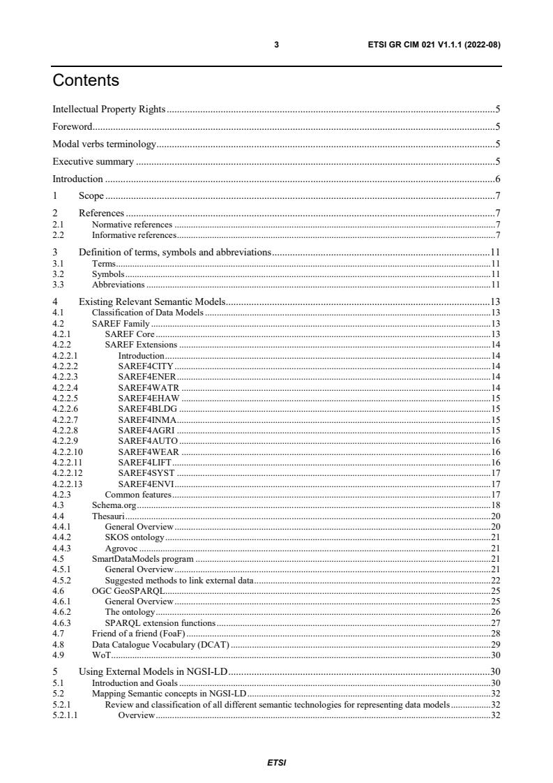 ETSI GR CIM 021 V1.1.1 (2022-08) - cross-cutting Context Information Management (CIM); usage of external data models with NGSI-LD API