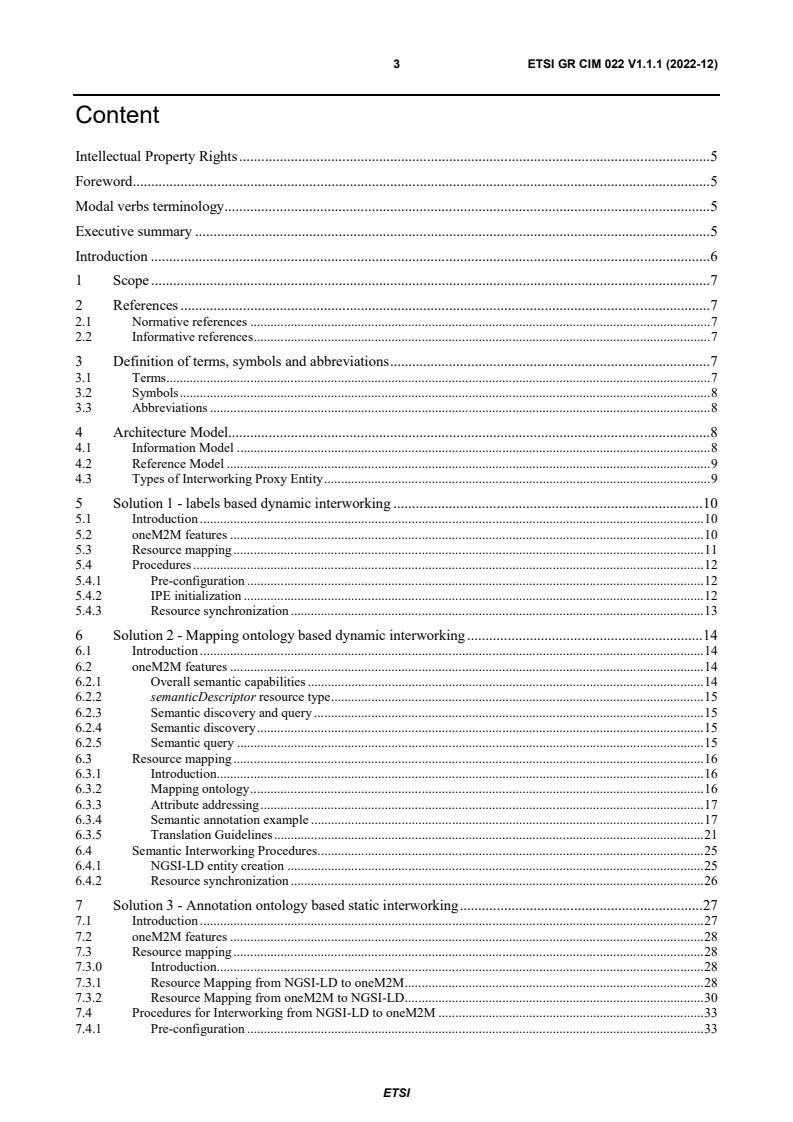 ETSI GR CIM 022 V1.1.1 (2022-12) - Context Information Management (CIM); NGSI-LD/oneM2M interworking proxy proposal