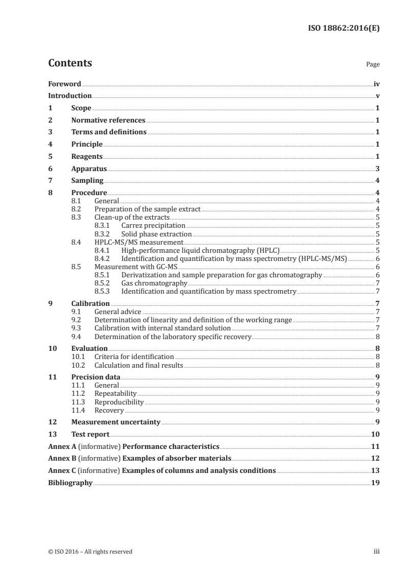 ISO 18862:2016 ISO 18862:2016 - Coffee and coffee products — Determination of acrylamide — Methods using HPLC-MS/MS and GC-MS after derivatization
Released:7/11/2016