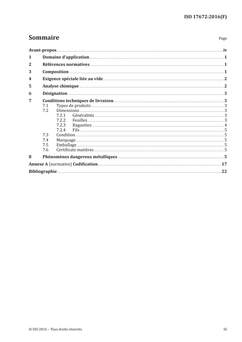 ISO 17672:2016 ISO 17672:2016 - Brasage fort — Métaux d'apport
Released:9/2/2016