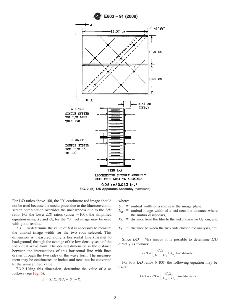 ASTM E803-91(2008) - Standard Test Method for  Determining the <span class="italic">L/D </span>Ratio of Neutron Radiography Beams