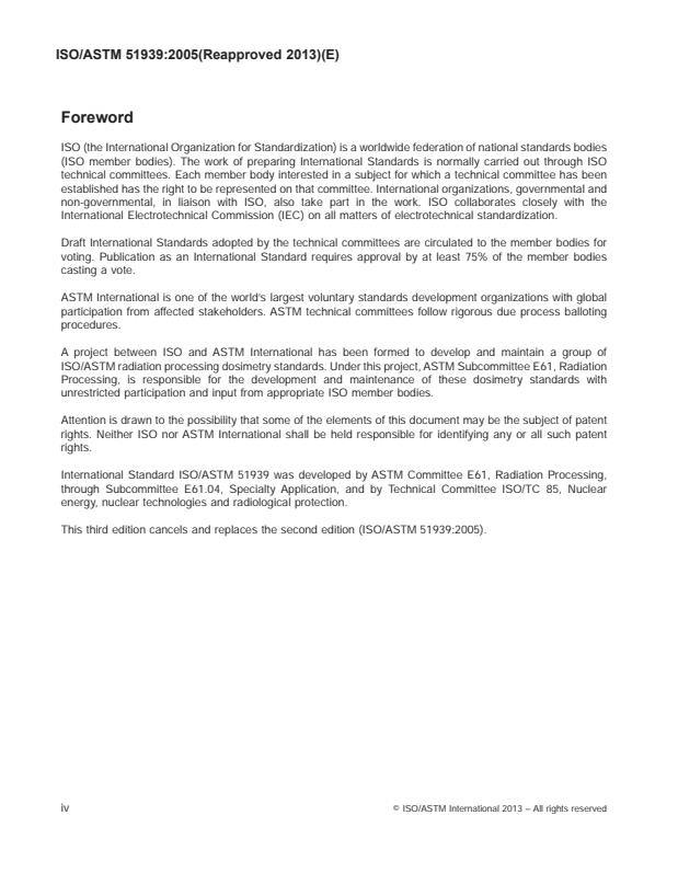 ISO/ASTM 51939:2013 ISO/ASTM 51939:2013 - Practice for blood irradiation dosimetry - Page 4 preview