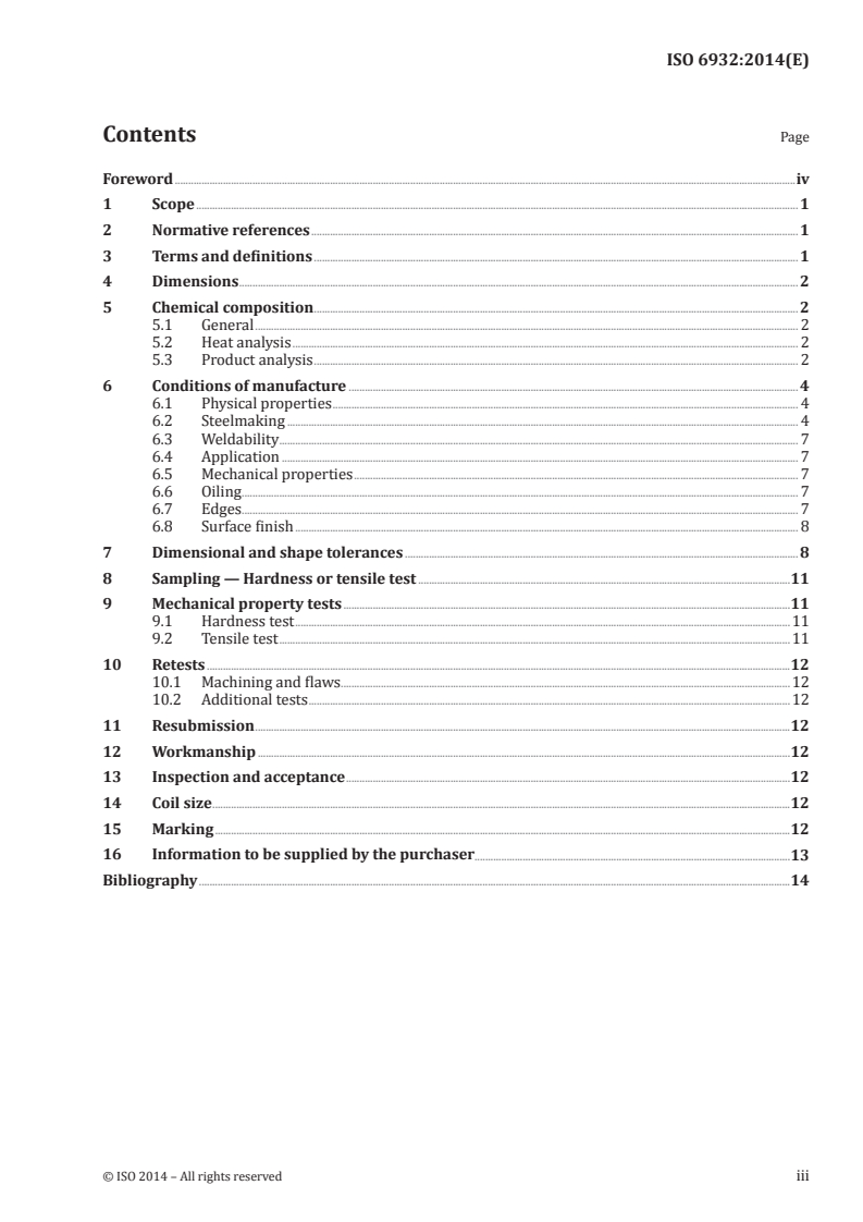 ISO 6932:2014 - Cold-reduced carbon steel strip with a maximum carbon content of 0,25 %
Released:3/12/2014