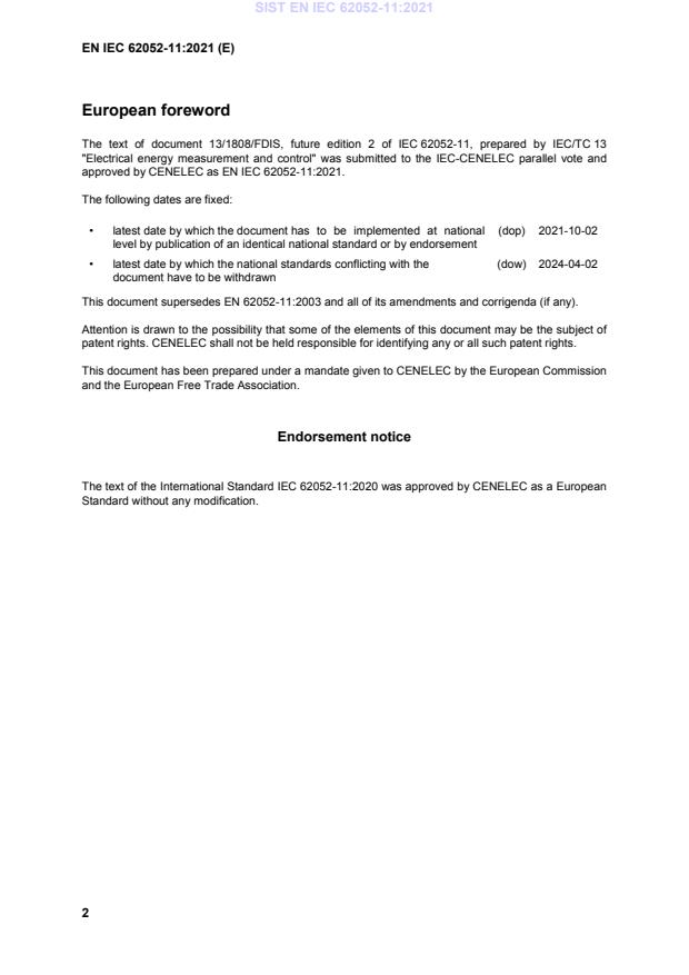 SIST EN IEC 62052-11:2021 SIST EN IEC 62052-11:2021 - Page 4 preview