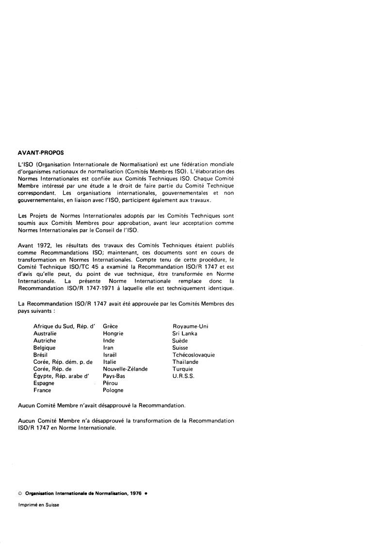 ISO 1747:1976 ISO 1747:1976 - Rubber, vulcanized — Determination of adhesion to rigid plates in shear — Quadruple shear method
Released:4/1/1976 - Page 2 preview