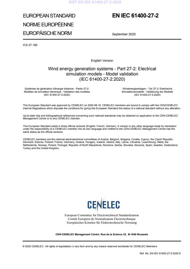 EN IEC 61400-27-2:2020 - BARVE