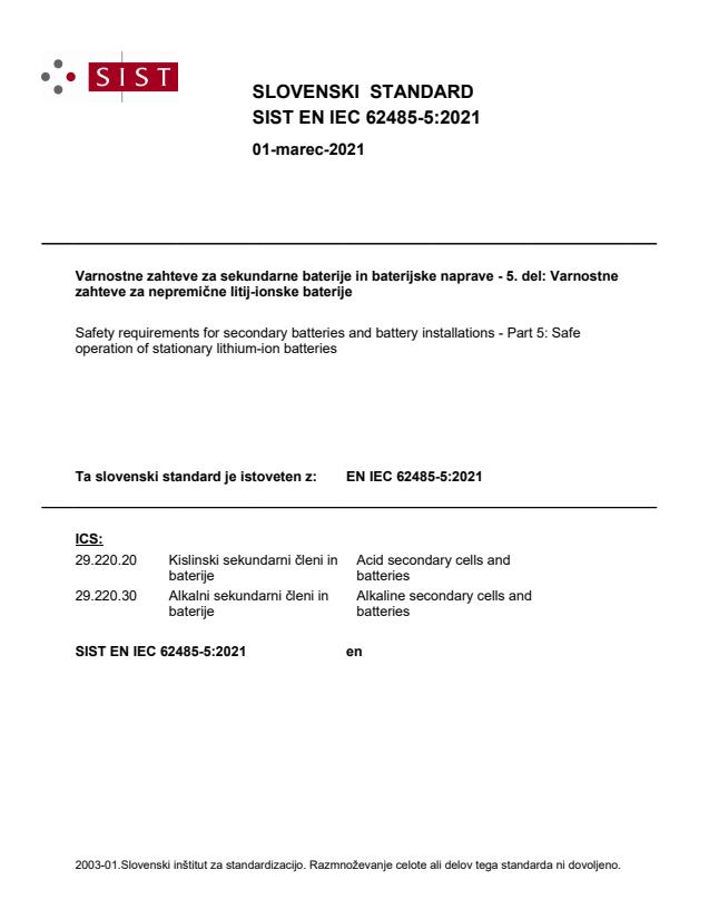 SIST EN IEC 62485-5:2021 - BARVE na PDF-str 43