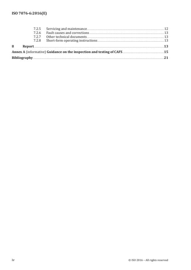 ISO 7076-6:2016 ISO 7076-6:2016 - Fire protection -- Foam fire extinguishing systems - Page 4 preview