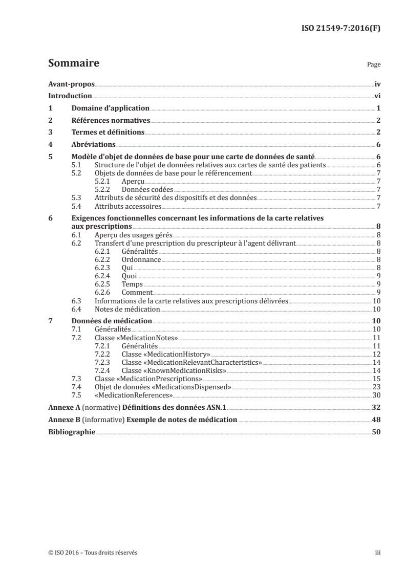 ISO 21549-7:2016 - Informatique de santé — Données relatives aux cartes de santé des patients — Partie 7: Données de médication
Released:11/16/2017