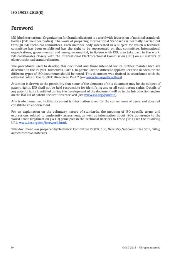 ISO 19023:2018 ISO 19023:2018 - Dentistry -- Orthodontic anchor screws - Page 4 preview