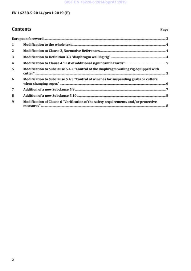 EN 16228-5:2014/FprA1 EN 16228-5:2014/oprA1:2019 - Page 4 preview