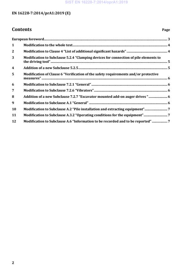 EN 16228-7:2014/FprA1 EN 16228-7:2014/oprA1:2019 - Page 4 preview