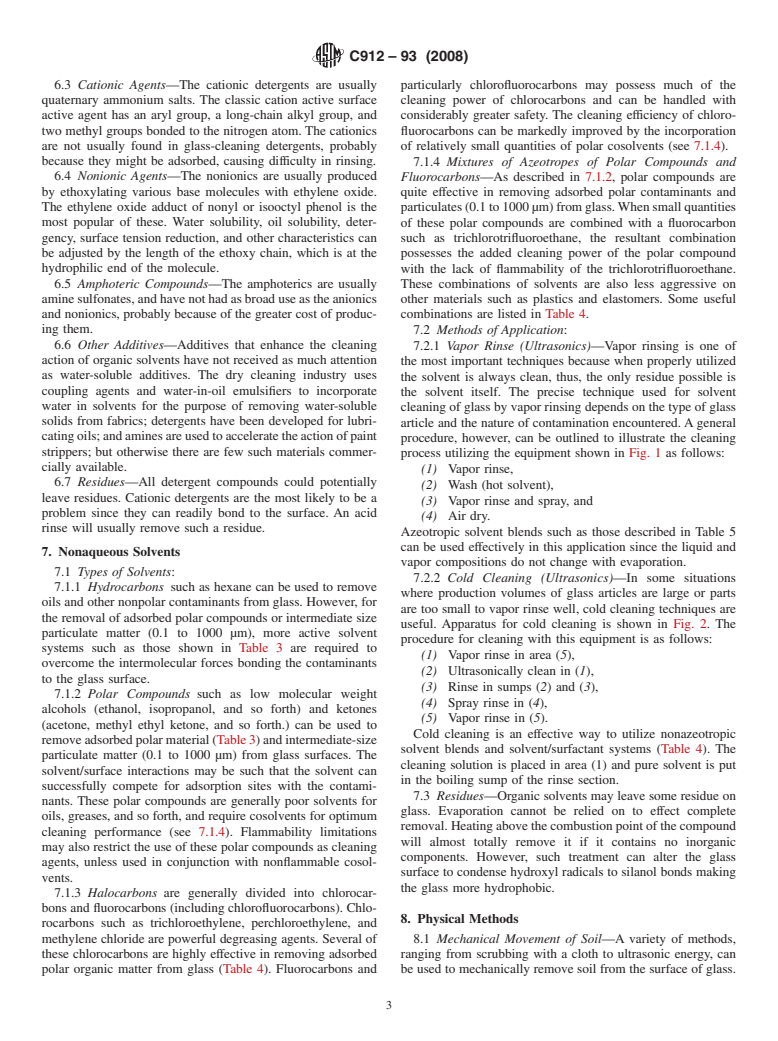 ASTM C912-93(2008) - Standard Practice for  Designing a Process for Cleaning Technical Glasses