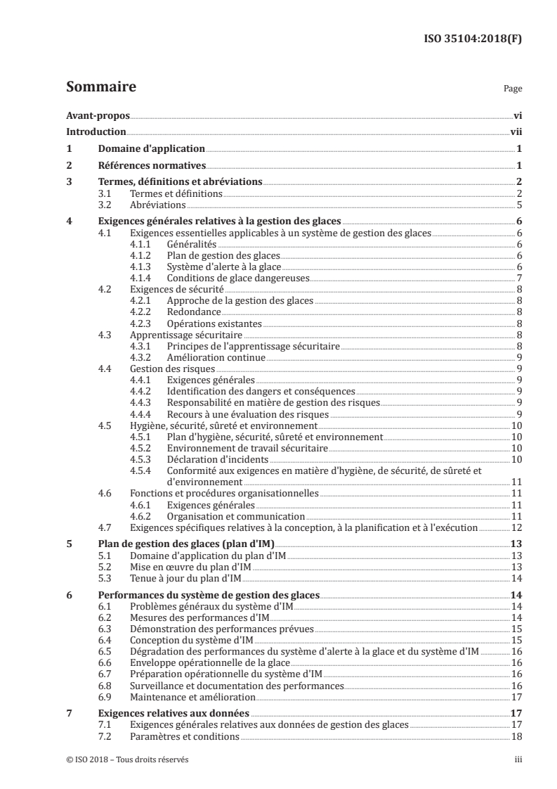 ISO 35104:2018 - Industries du pétrole et du gaz naturel  — Opérations en Arctique — Gestion des glaces
Released:8/26/2020