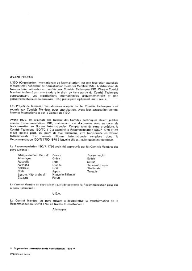 ISO 1756:1975 ISO 1756:1975 - Chariots de manutention -- Dimensions des plates-formes -- Gabarit de raccordement - Page 2 preview