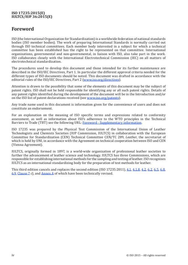 ISO 17235:2015 ISO 17235:2015 - Leather -- Physical and mechanical tests -- Determination of softness - Page 4 preview