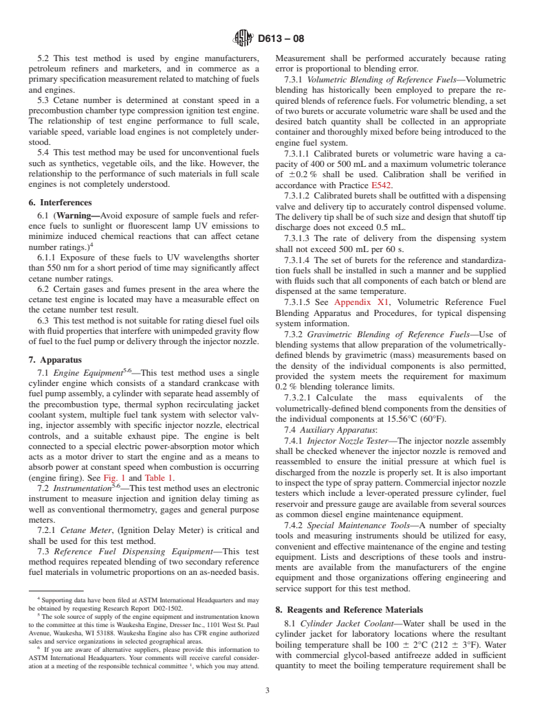 ASTM D613-08 - Standard Test Method for Cetane Number of Diesel Fuel Oil